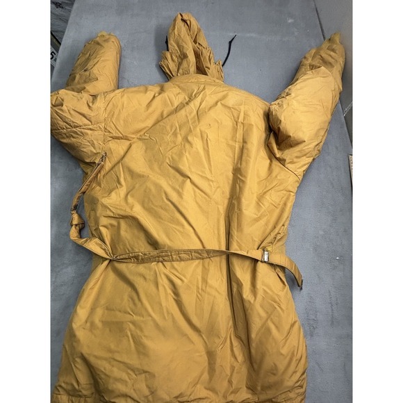 Vintage Tempc Co Down Jacket Mens Medium Belted Hooded Parka Seattle 70s 80s - Picture 9 of 12